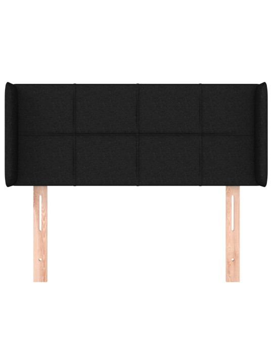 Galvgalis ar malām, 103x16x78/88 cm, melns audums