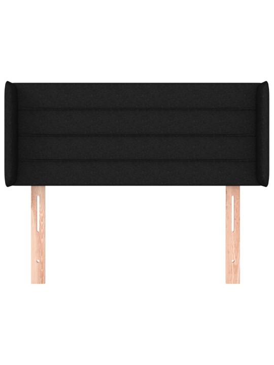 Galvgalis ar malām, 93x16x78/88 cm, melns audums