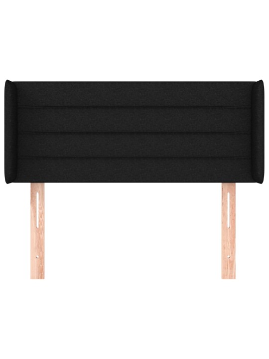 Galvgalis ar malām, 103x16x78/88 cm, melns audums