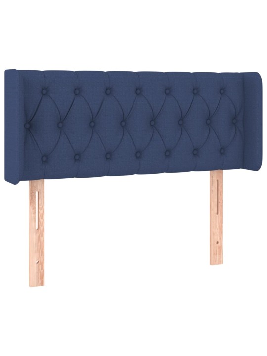 Galvgalis ar malām, 103x16x78/88 cm, zils audums