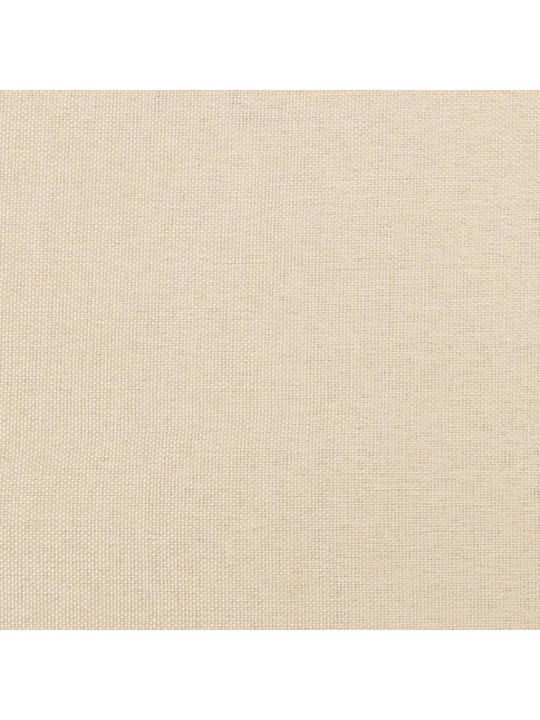 Galvgalis ar malām, 147x16x78/88 cm, krēmkrāsas audums