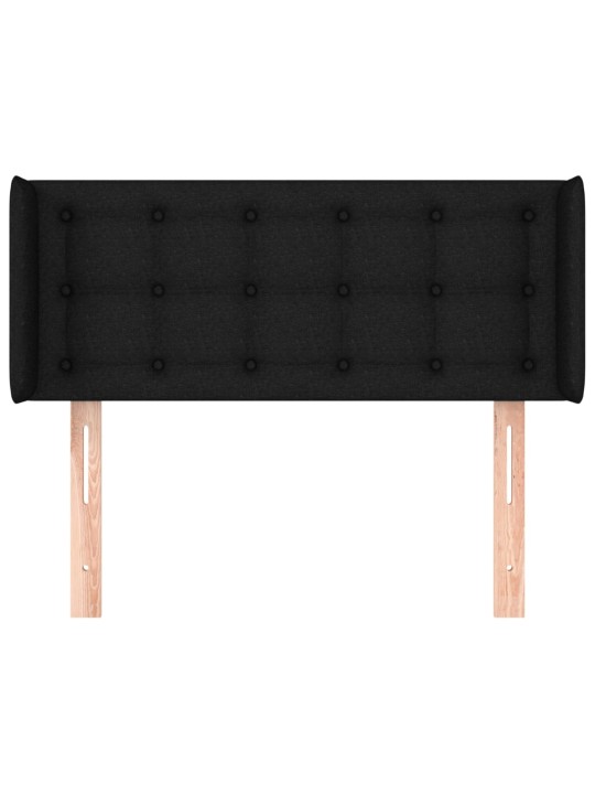 Galvgalis ar malām, 103x16x78/88 cm, melns audums