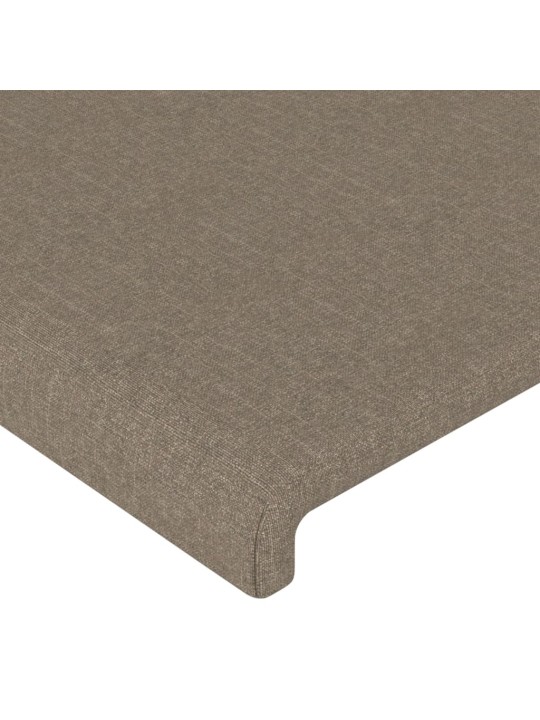 Galvgalis ar malām, 203x16x118/128 cm, pelēkbrūns audums