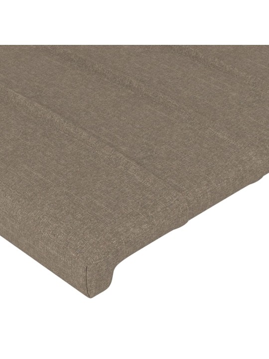 Galvgalis ar malām, 203x16x118/128 cm, pelēkbrūns audums