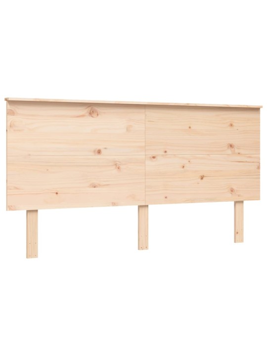 Gultas rāmis ar galvgali, King size izmērs, masīvkoks