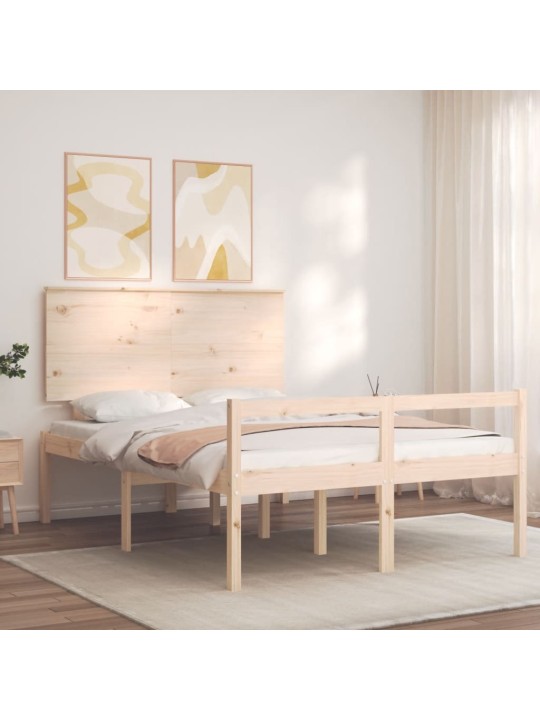 Gulta ar galvgali senioriem, divvietīgs, masīvkoks
