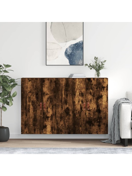 Sienas skapīši, 2 gab., 69,5x34x90 cm, ozolkoka krāsa