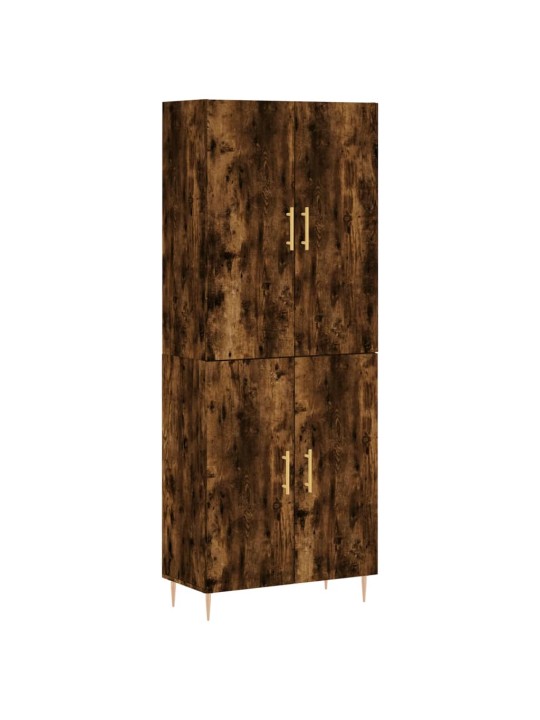 Augstais skapis, ozolkoka, 69,5x34x180 cm, inženierijas koks
