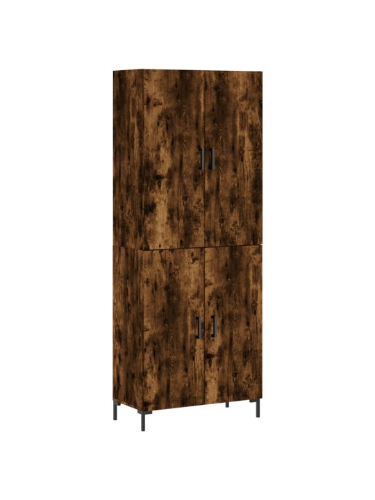 Augstais skapis, ozolkoka, 69,5x34x180 cm, inženierijas koks