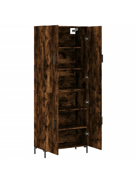Augstais skapis, ozolkoka, 69,5x34x180 cm, inženierijas koks