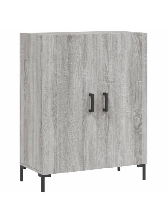 Augstais skapis, pelēks, 69,5x34x180 cm, inženierijas koks