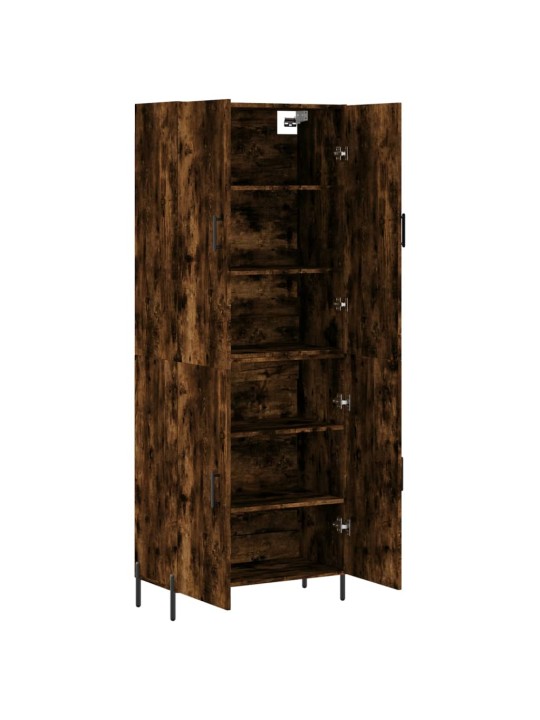 Augstais skapis, ozolkoka, 69,5x34x180 cm, inženierijas koks