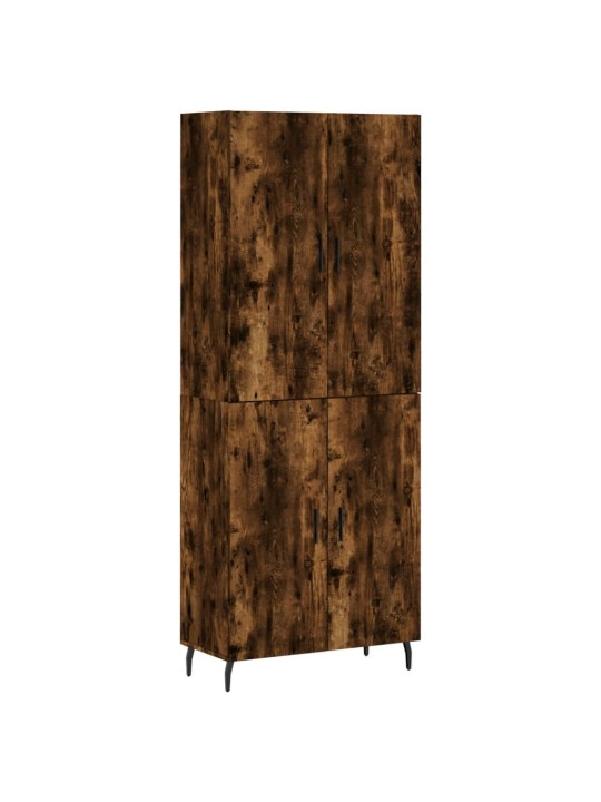 Augstais skapis, ozolkoka, 69,5x34x180 cm, inženierijas koks