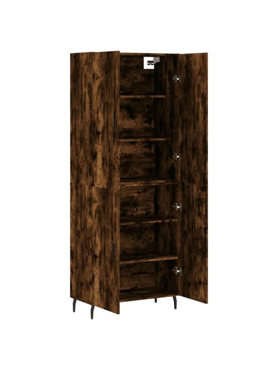 Augstais skapis, ozolkoka, 69,5x34x180 cm, inženierijas koks