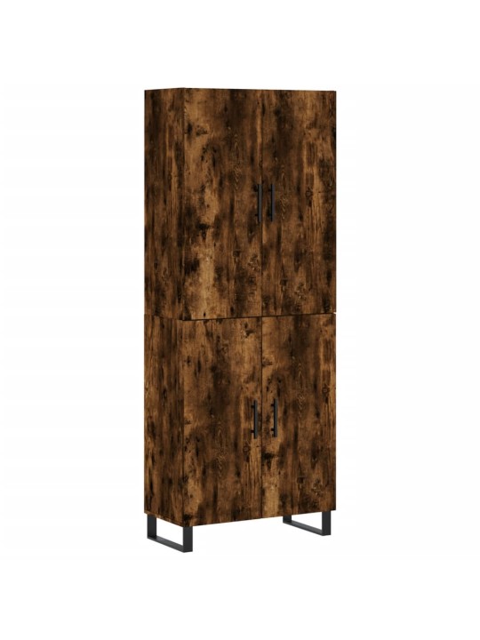 Augstais skapis, ozolkoka, 69,5x34x180 cm, inženierijas koks