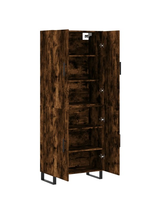 Augstais skapis, ozolkoka, 69,5x34x180 cm, inženierijas koks