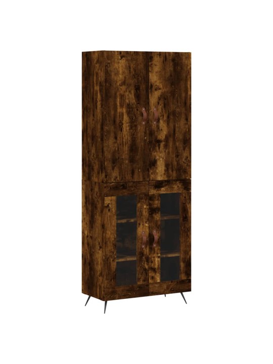 Augstais skapis, ozolkoka, 69,5x34x180 cm, inženierijas koks