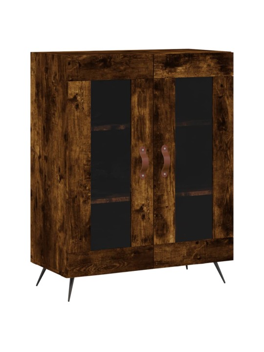 Augstais skapis, ozolkoka, 69,5x34x180 cm, inženierijas koks
