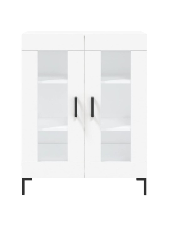 Augstais skapis, balts, 69,5x34x180 cm, inženierijas koks