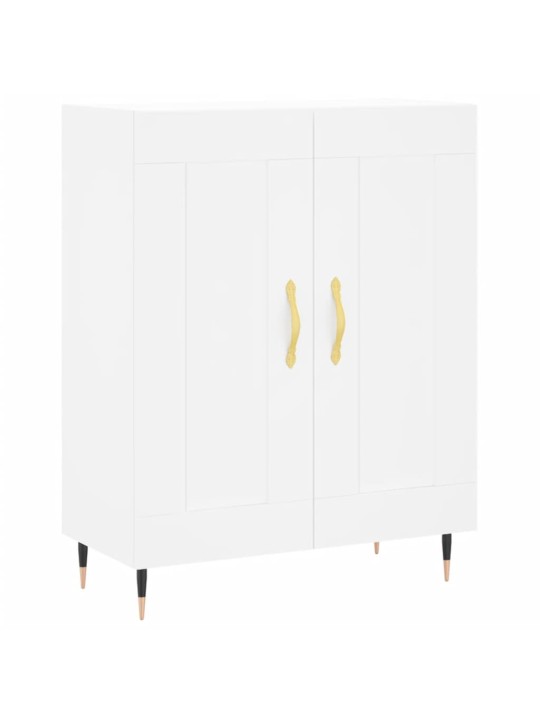 Augstais skapis, balts, 69,5x34x180 cm, inženierijas koks