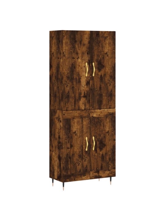 Augstais skapis, ozolkoka, 69,5x34x180 cm, inženierijas koks