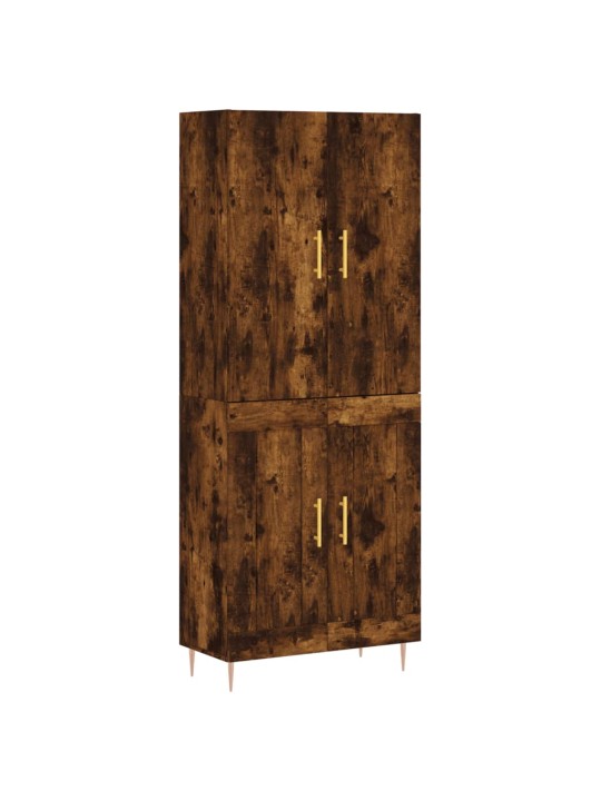 Augstais skapis, ozolkoka, 69,5x34x180 cm, inženierijas koks