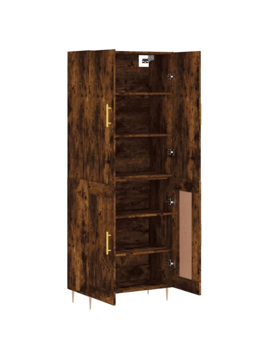 Augstais skapis, ozolkoka, 69,5x34x180 cm, inženierijas koks