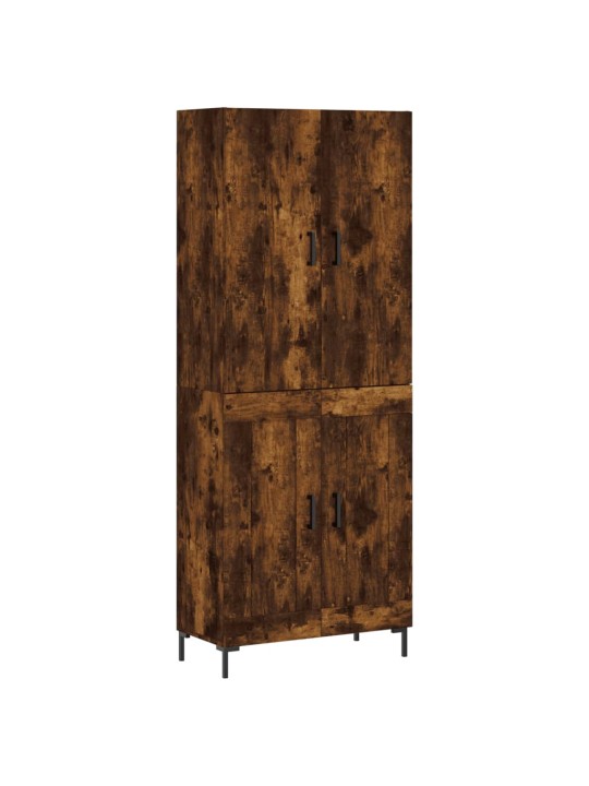 Augstais skapis, ozolkoka, 69,5x34x180 cm, inženierijas koks