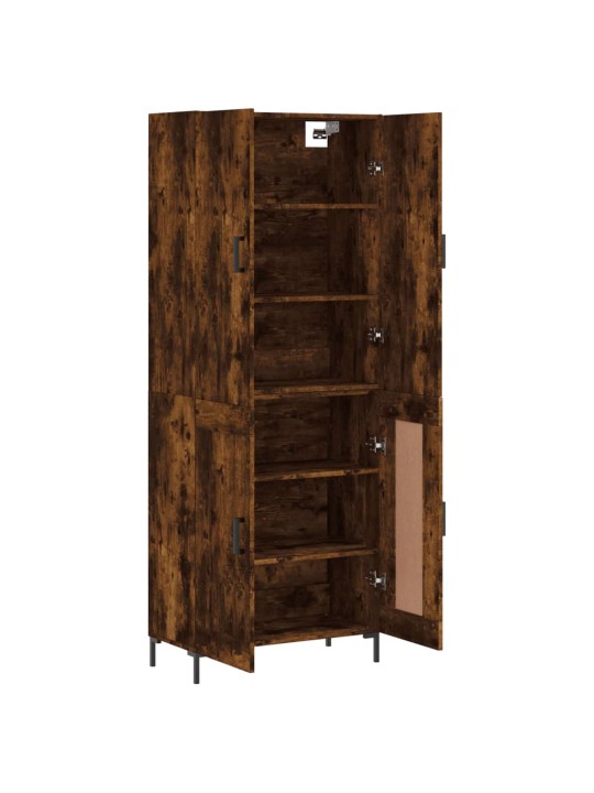 Augstais skapis, ozolkoka, 69,5x34x180 cm, inženierijas koks