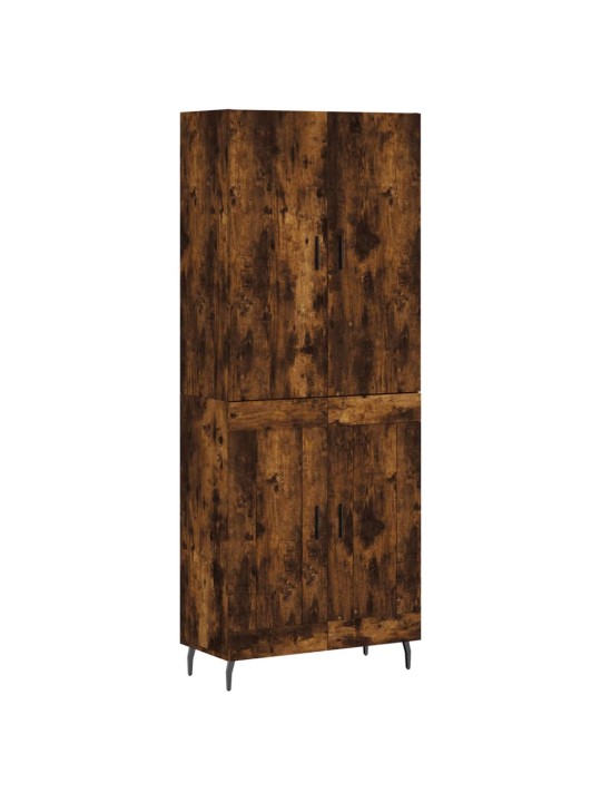 Augstais skapis, ozolkoka, 69,5x34x180 cm, inženierijas koks
