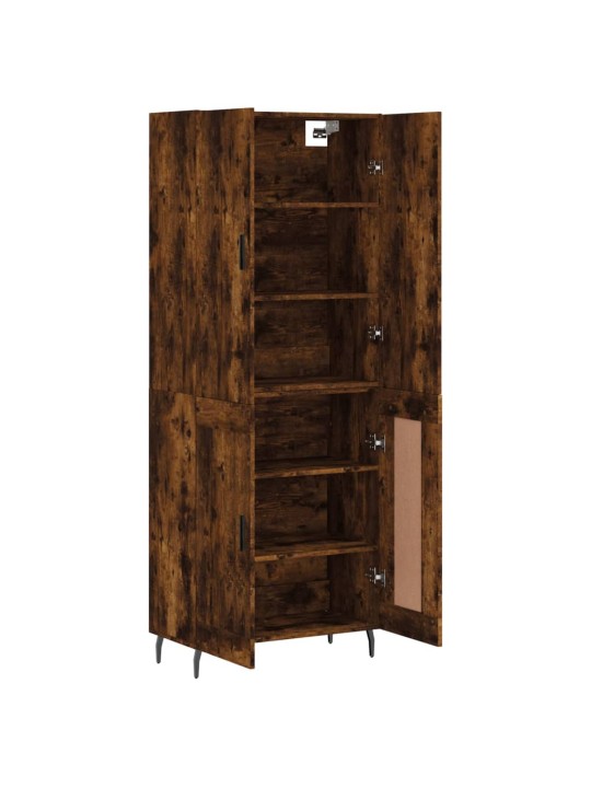 Augstais skapis, ozolkoka, 69,5x34x180 cm, inženierijas koks