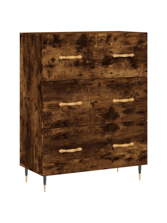 Augstais skapis, ozolkoka, 69,5x34x180 cm, inženierijas koks
