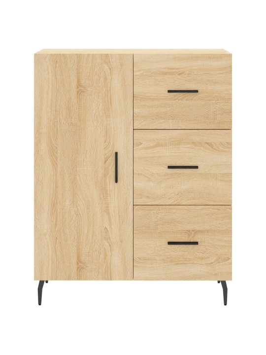 Augstais skapis, ozolkoka, 69,5x34x180 cm, inženierijas koks