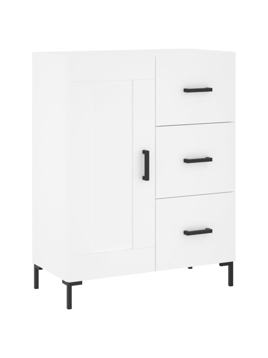 Augstais skapis, balts, 69,5x34x180 cm, inženierijas koks
