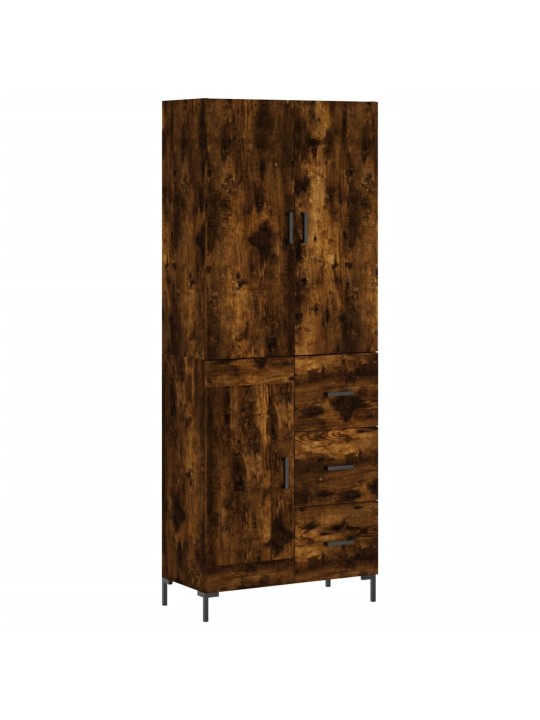 Augstais skapis, ozolkoka, 69,5x34x180 cm, inženierijas koks