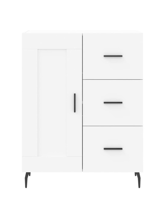 Augstais skapis, balts, 69,5x34x180 cm, inženierijas koks