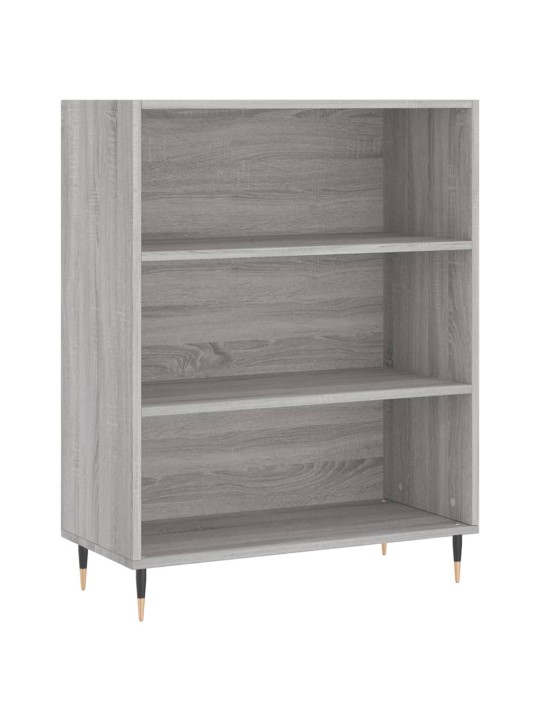 Augstais skapis, pelēks, 69,5x34x180 cm, inženierijas koks