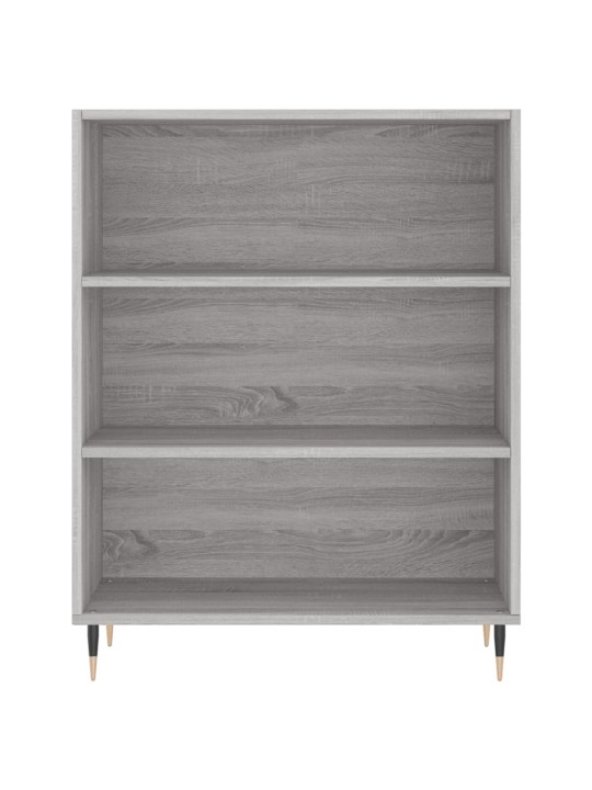 Augstais skapis, pelēks, 69,5x34x180 cm, inženierijas koks