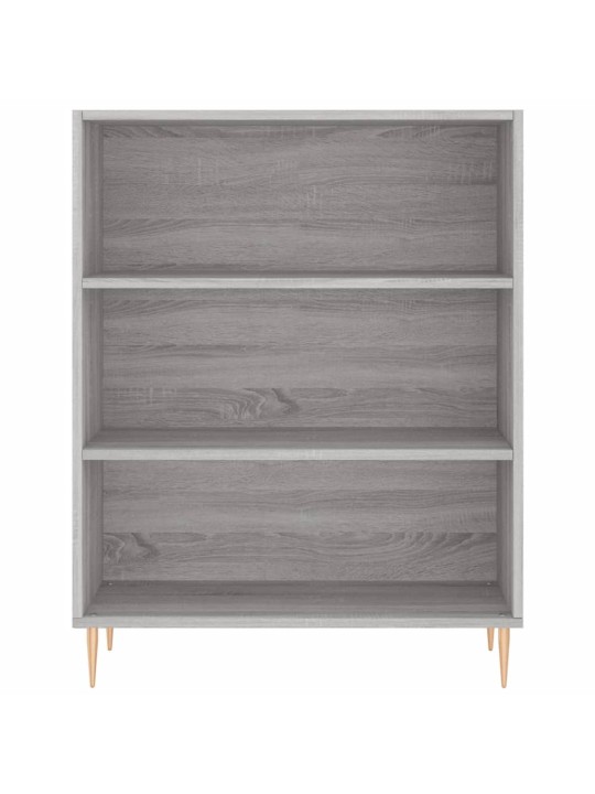 Augstais skapis, pelēks, 69,5x34x180 cm, inženierijas koks
