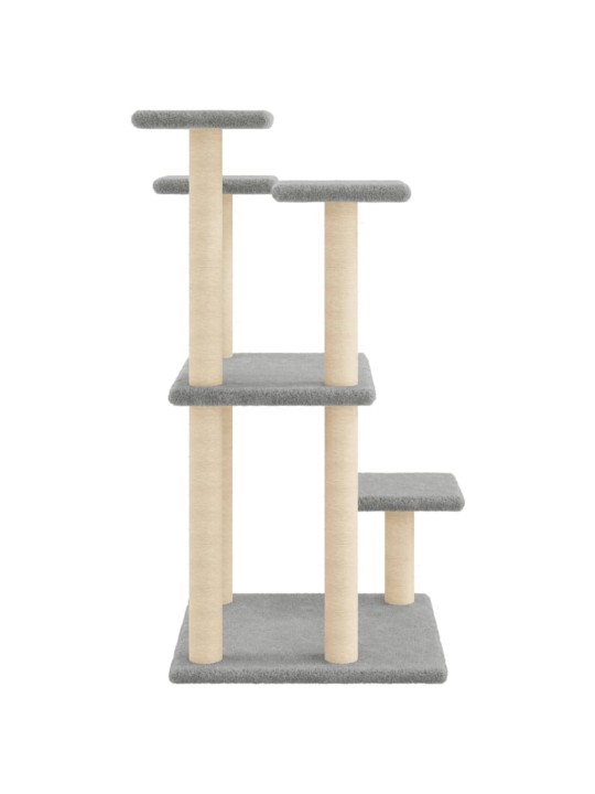 Nagu asināšanas stabi ar platformām, gaiši pelēki, 98,5 cm
