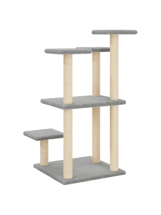 Nagu asināšanas stabi ar platformām, gaiši pelēki, 98,5 cm