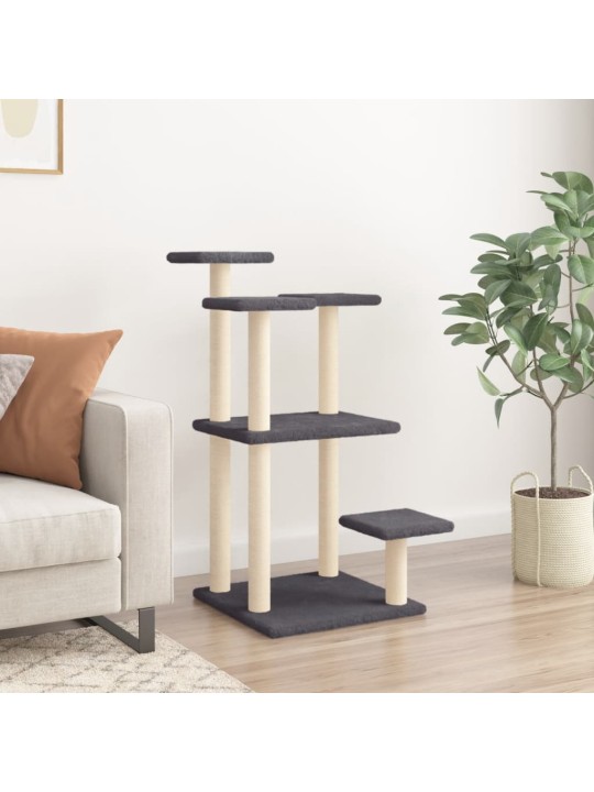 Nagu asināšanas stabi ar platformām, tumši pelēki, 98,5cm