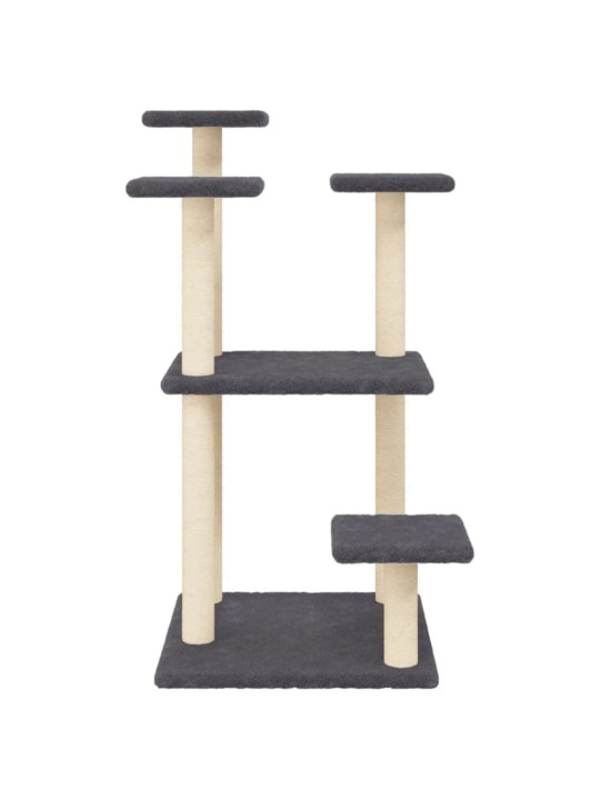 Nagu asināšanas stabi ar platformām, tumši pelēki, 98,5cm