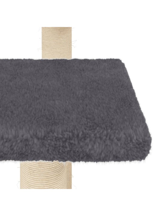 Nagu asināšanas stabi ar platformām, tumši pelēki, 98,5cm