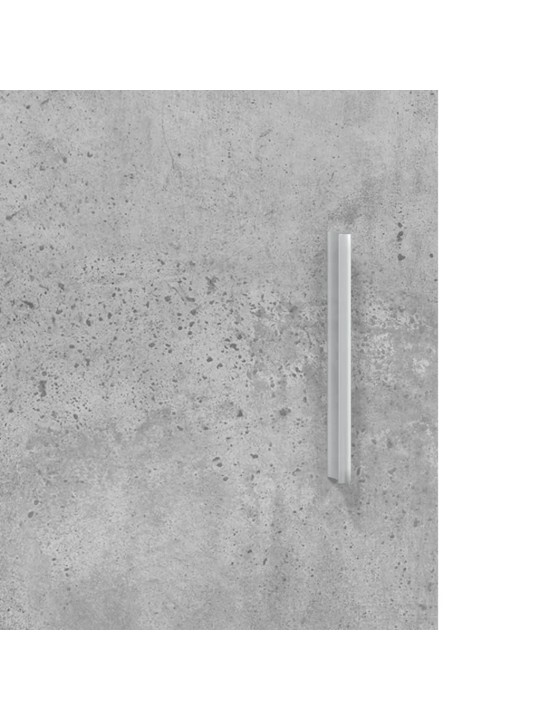 Akvārija statīvs, betonpelēks, 121x41x58 cm, inženierijas koks