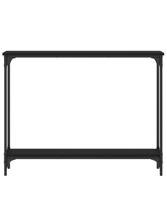 Konsoles galdiņš, melns, 100x22,5x75 cm, inženierijas koks