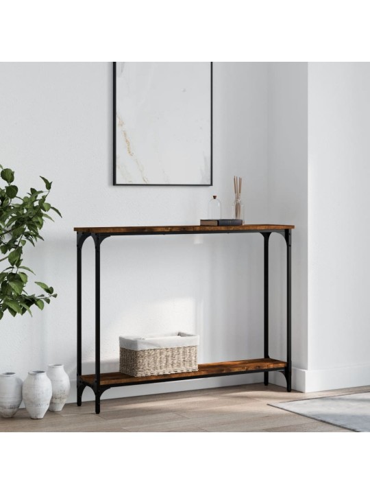 Konsoles galdiņš, ozolkoka, 100x22,5x75 cm, inženierijas koks
