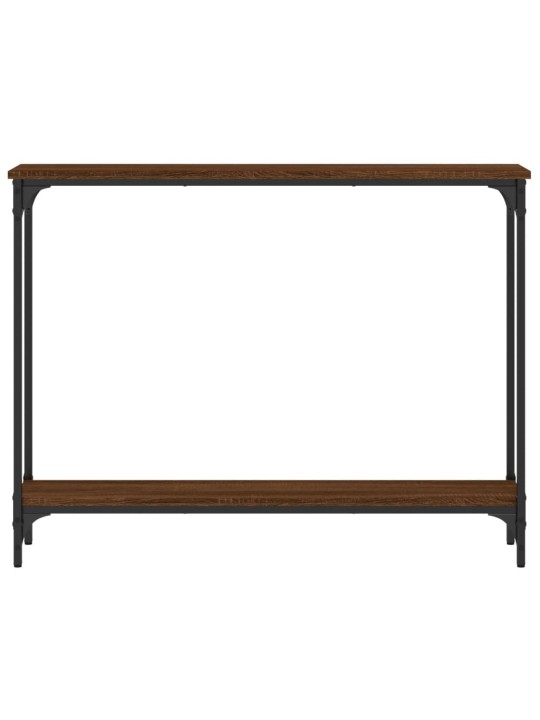Konsoles galdiņš, brūna koka, 100x22,5x75 cm, inženierijas koks