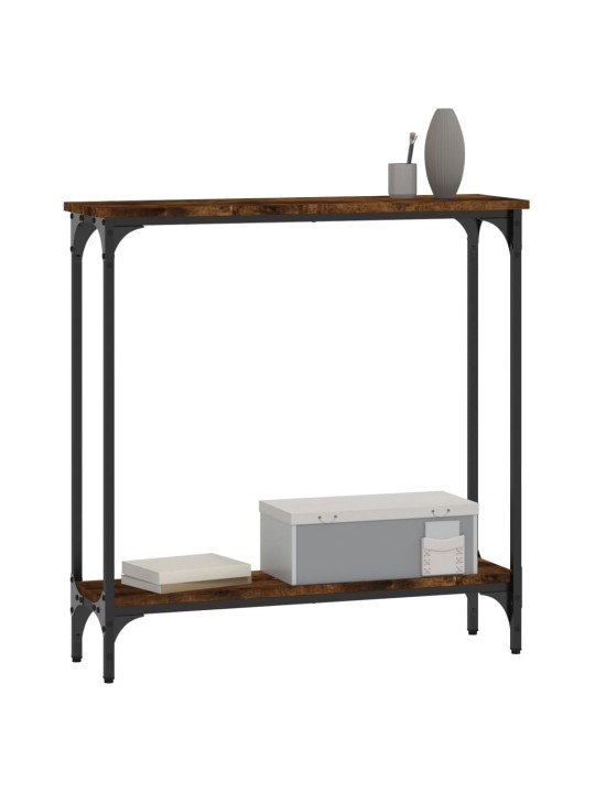 Konsoles galdiņš, ozolkoka, 75x22,5x75 cm, inženierijas koks