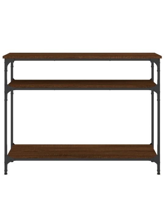 Konsoles galdiņš, brūns, 100x29x75 cm, inženierijas koks